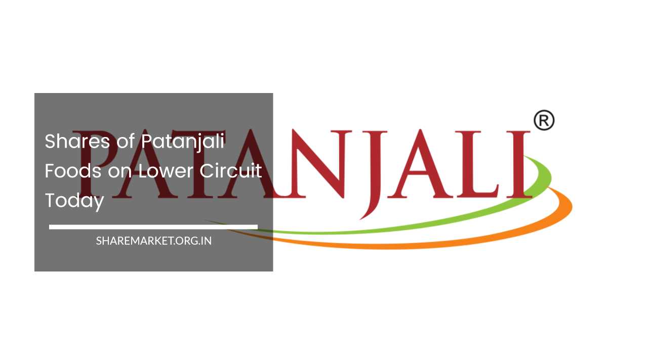 Shares Of Patanjali Foods On Lower Circuit Today